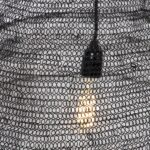 Suspension maille métal noir – Image 2