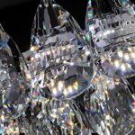 Lampe salon large suspension art deco cristal – Image 4