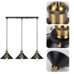 Suspension 3 lampes industriel – Image 5