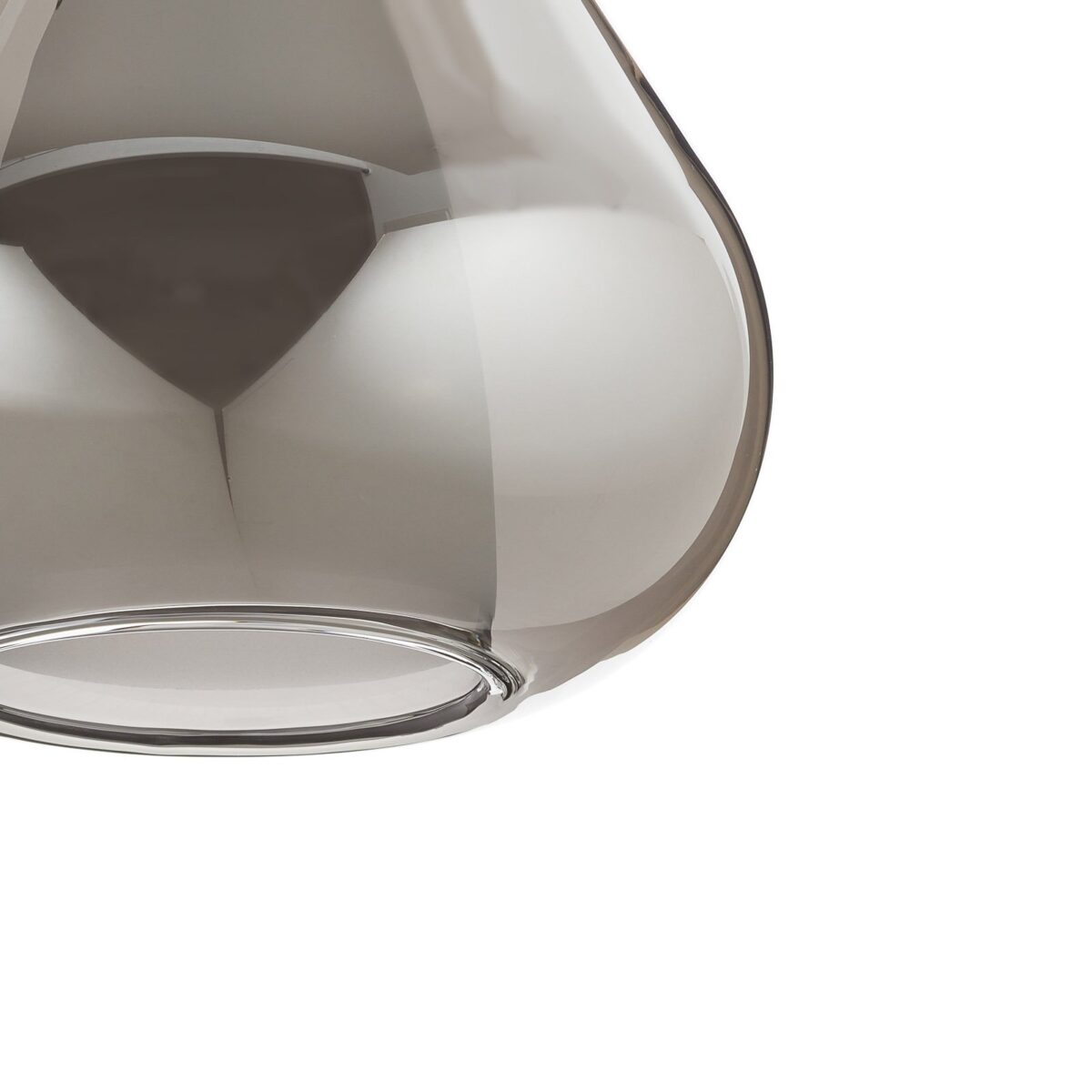 Luminaire suspension bulles de verre gouttes fumée – Image 7