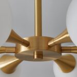 Suspension lustre boule laiton – Image 5