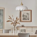 Suspension luminaire vintage coloré verre – Image 2