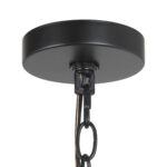 Suspension industrielle corde bois scandinave – Image 8