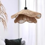 Grande suspension luminaire corde tressée – Image 5