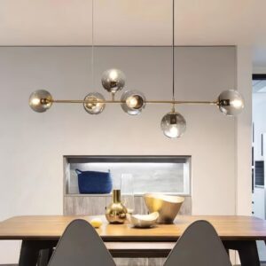 grande suspension verre fumé 3