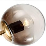 Grande suspension verre fumé – Image 6