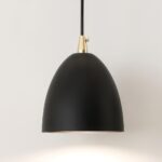 Suspension industrielle 3 lampes minimaliste en métal
