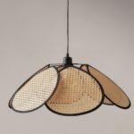 Suspension cannage fleur rotin – Image 2