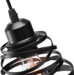 Suspension 3 lampes design métal – Image 5