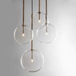 Suspension boule verre simple – Image 6