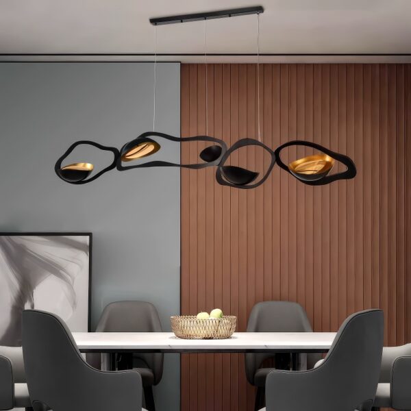 Suspension créateur design noir haut de gamme
