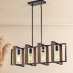 Suspension bois métal industrielle