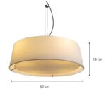 Grande suspension lin – Image 6