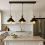Suspension 3 lampes industriel – Image 2