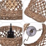 Suspension 3 lampes rotin – Image 3