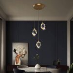 Suspension 3 lampes diamant – Image 4