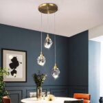 Suspension 3 lampes diamant – Image 3