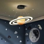 Lustre suspension planète enfant