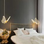 Suspension lumineuse papillon – Image 3