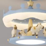 Lustre suspension chambre enfant carroussel – Image 5