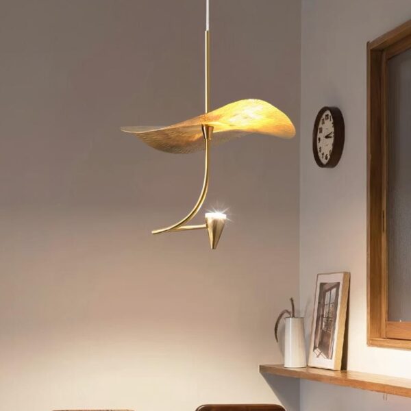 Suspension moderne laiton design
