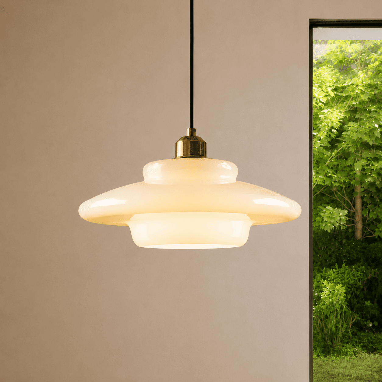 Lampe suspension art déco chambre blanche-8 Lampe suspension art déco chambre blanche – Image 1