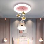 Suspension château rose enfant – Image 3