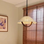 Suspension scandinave vintage tissu – Image 4