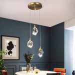 Suspension 3 lampes diamant – Image 5
