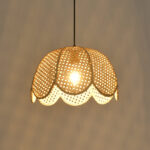 Suspension fleur rotin – Image 6