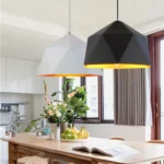 Suspension métal noir et cuivre design – Image 5