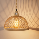 Suspension 3 lampes bambou – Image 2