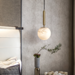 Suspension boule design marbre – Image 7