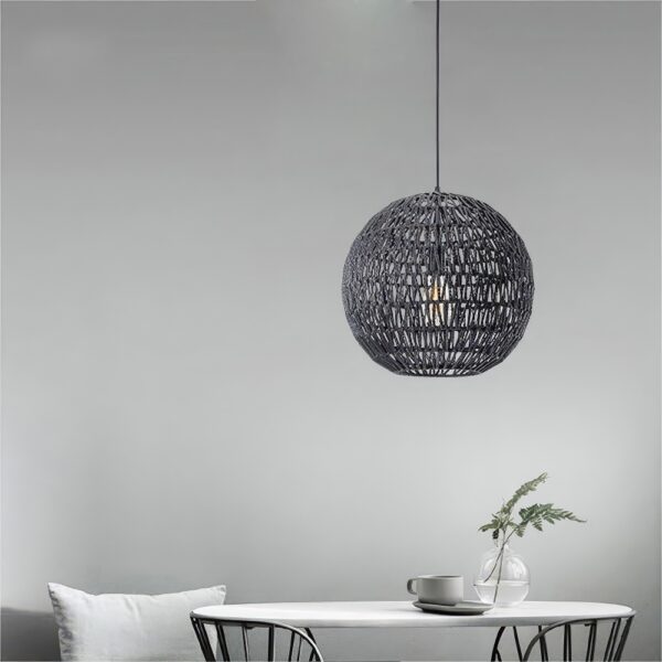 Suspension corde noire