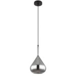 Luminaire suspension bulles de verre gouttes fumée – Image 9
