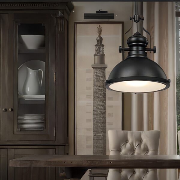 Suspension industrielle vintage