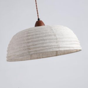 suspension lin beige moderne bohème 