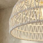 Suspension luminaire 3 lampes rotin tressé naturel – Image 4
