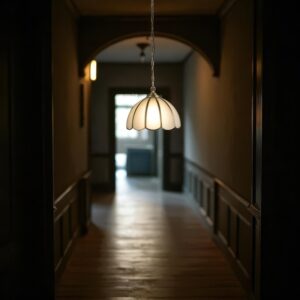 suspension nacre et laiton 