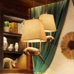 Suspension tissu oiseaux original – Image 3