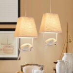 Suspension tissu oiseaux original – Image 5