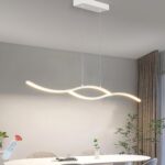 Suspension led design minimaliste blanc – Image 2