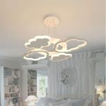 Lustre chambre enfant nuage XXL