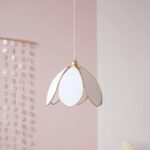 Suspension enfant fleur métal et tissu – Image 2