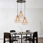 Suspension 3 lampes cuivre – Image 5