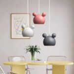 Suspension lustre chambre enfant tête panda – Image 3