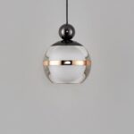 Suspension boule en verre transparent – Image 3