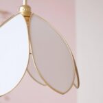 Suspension enfant fleur métal et tissu – Image 4