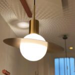 Suspension ampoule art déco minimaliste – Image 3