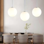 Suspension boule blanche led – Image 3
